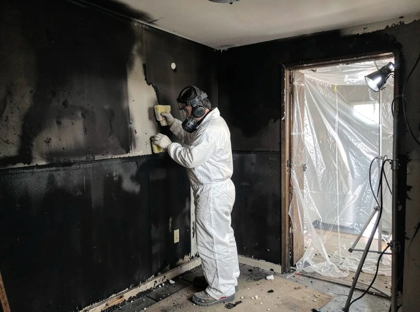 Fire Damage Restoration company in Rockland, MI